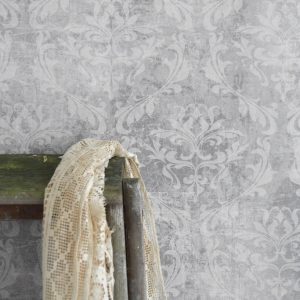 Behang – Brocante – Vintage Paint – Grey Pattern