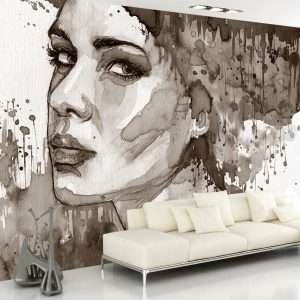 Fotobehang – Black Lady
