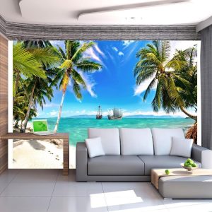 Fotobehang – Lost ships