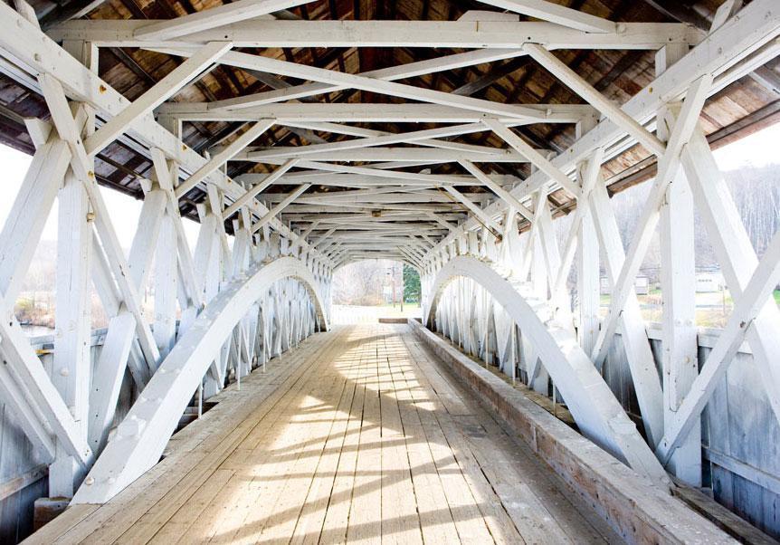Fotobehang – Old Bridge