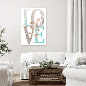 Schilderij – Flourishing Letters (1 Part) Vertical