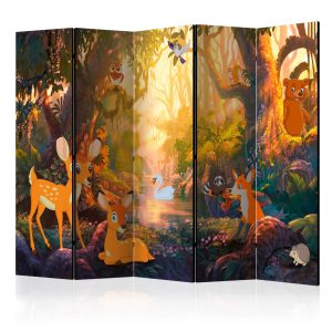 Vouwscherm – Animals in the Forest II [Room Dividers]